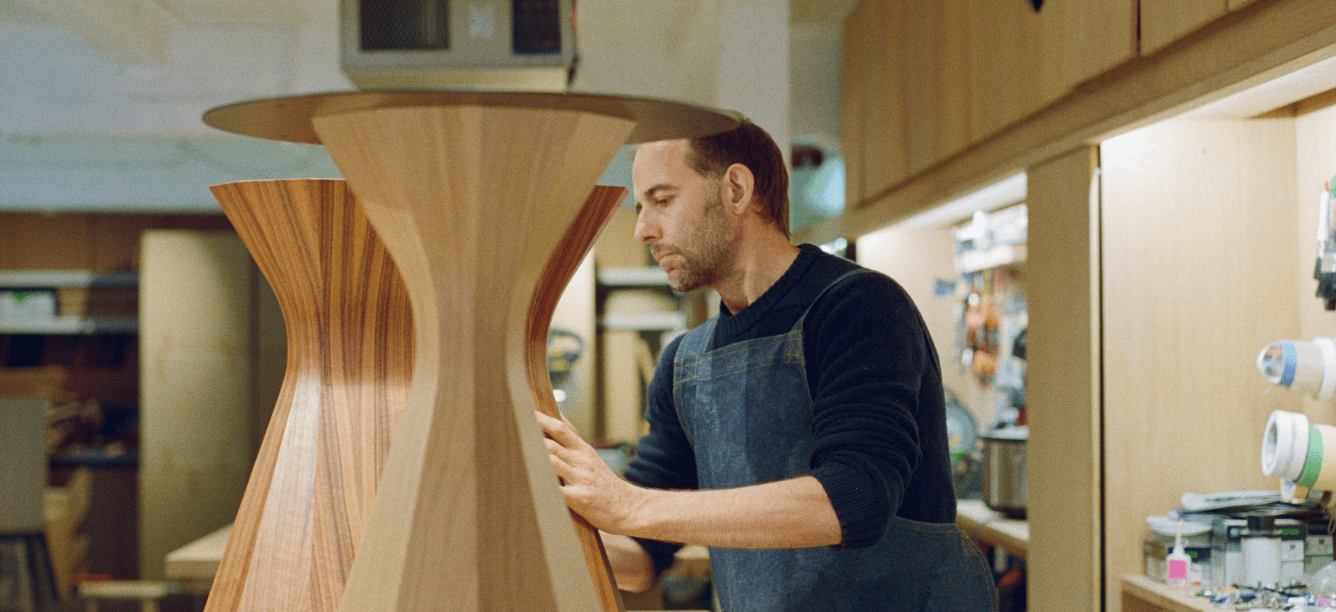 Handcrafted, sculptural timber design is changing how our spaces feel