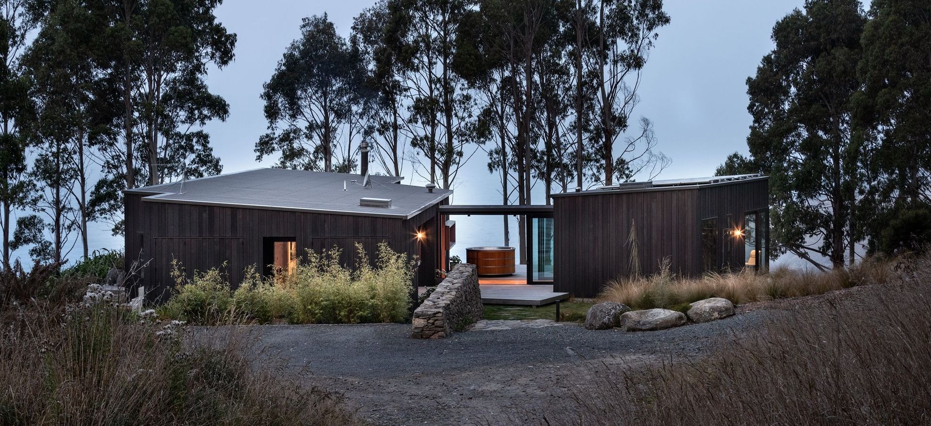 A remote cliff top dwelling designed to indulge in every inch of its rugged coastal locale
