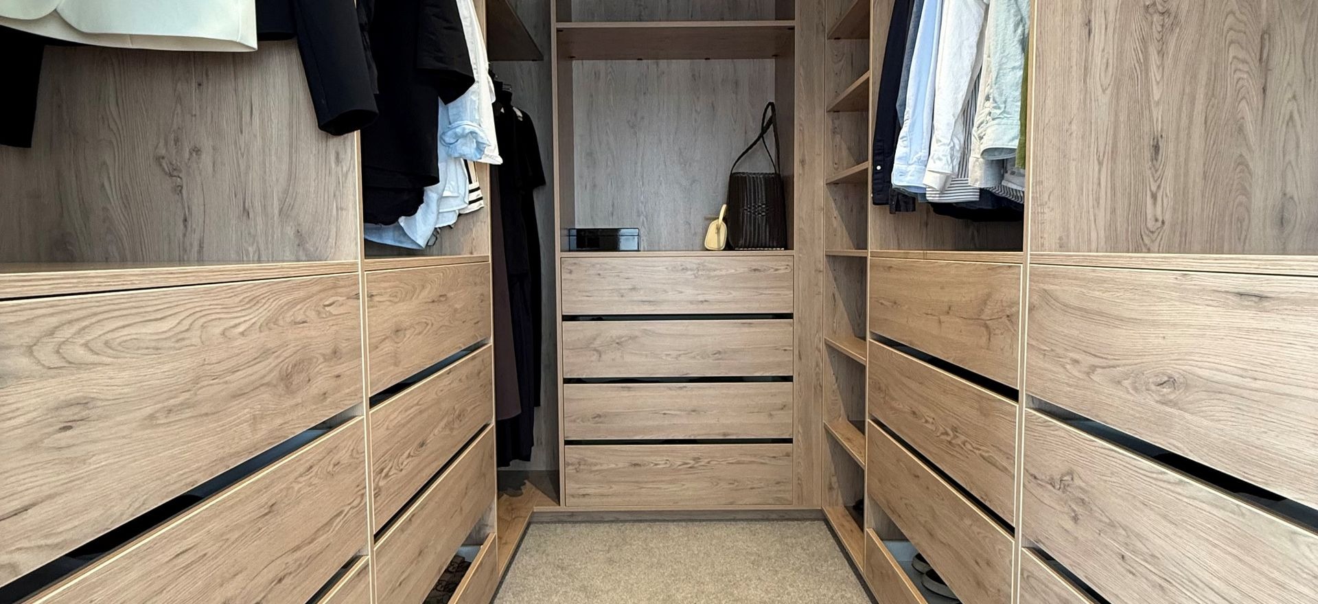 A walk-in fit for a wardrobe designer