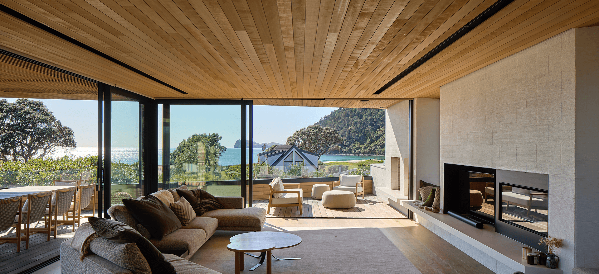 A stunning Coromandel holiday home with a playful design
