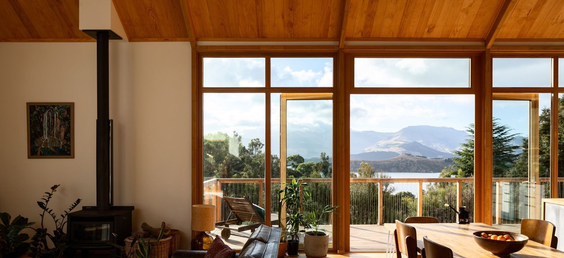 Buildings from behind the lens