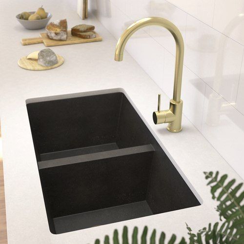 ABI Vera Double Sink | Black Granite