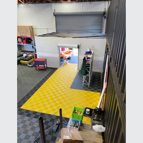 Ribtrax Modular Floor Tiles Yellow