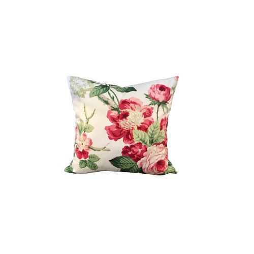 Schumacher Pink Roses Cushion