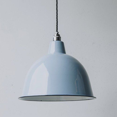 Duck egg blue outlet ceiling pendant