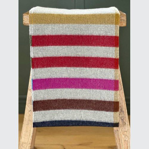 NZ Merino Throw Blanket - Henley Grey | 100% Pure Wool