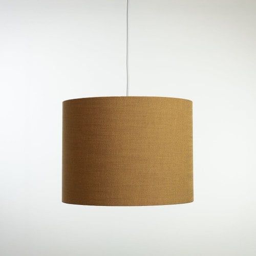 42cm Linen Drum Lamp Shade - Multiple Colours