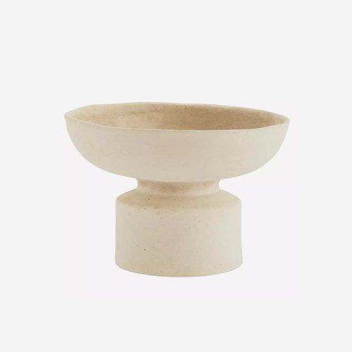 Paper Mache Pedestal Bowl