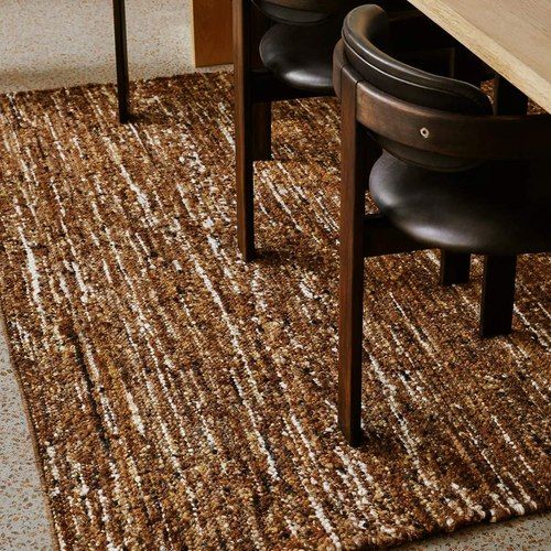 Tribe Home Chestnut Rug | Natural Undyed Wool Floor Rug
