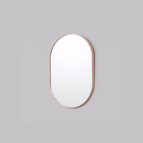 Bjorn Oval Mirror Powder 50 x 75 cm