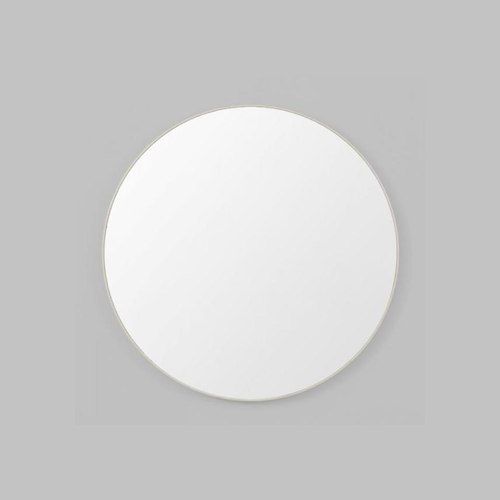 Flynn Round Mirror 80cm Light Grey