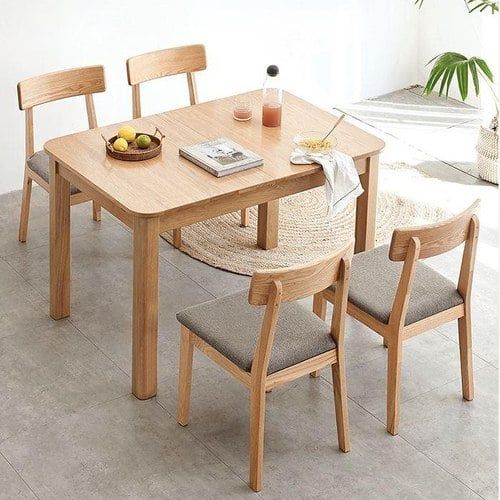 Humbie Natural Solid Oak Extending Dining Table