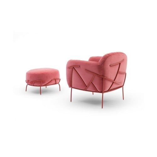 Corallo Armchair & Footstool by Bonaldo