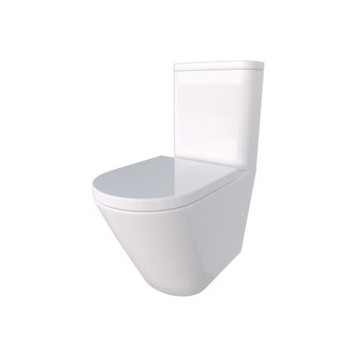 Snubby Gloss White Toilet Suite