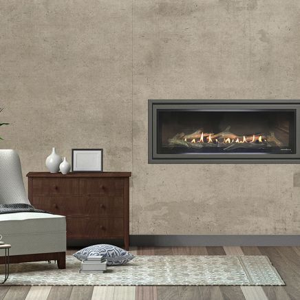 The latest in fireplaces: linear designs, efficient heating and easy installations