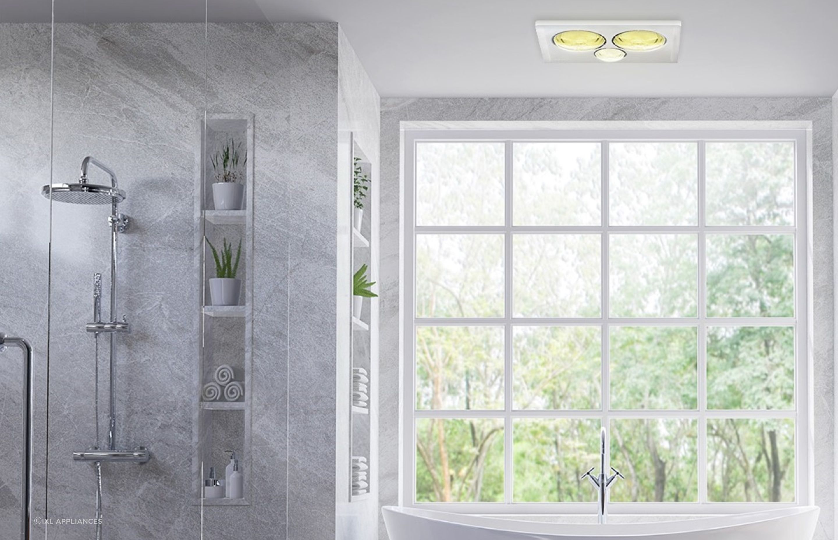 Heat lamp for shower cheap stall