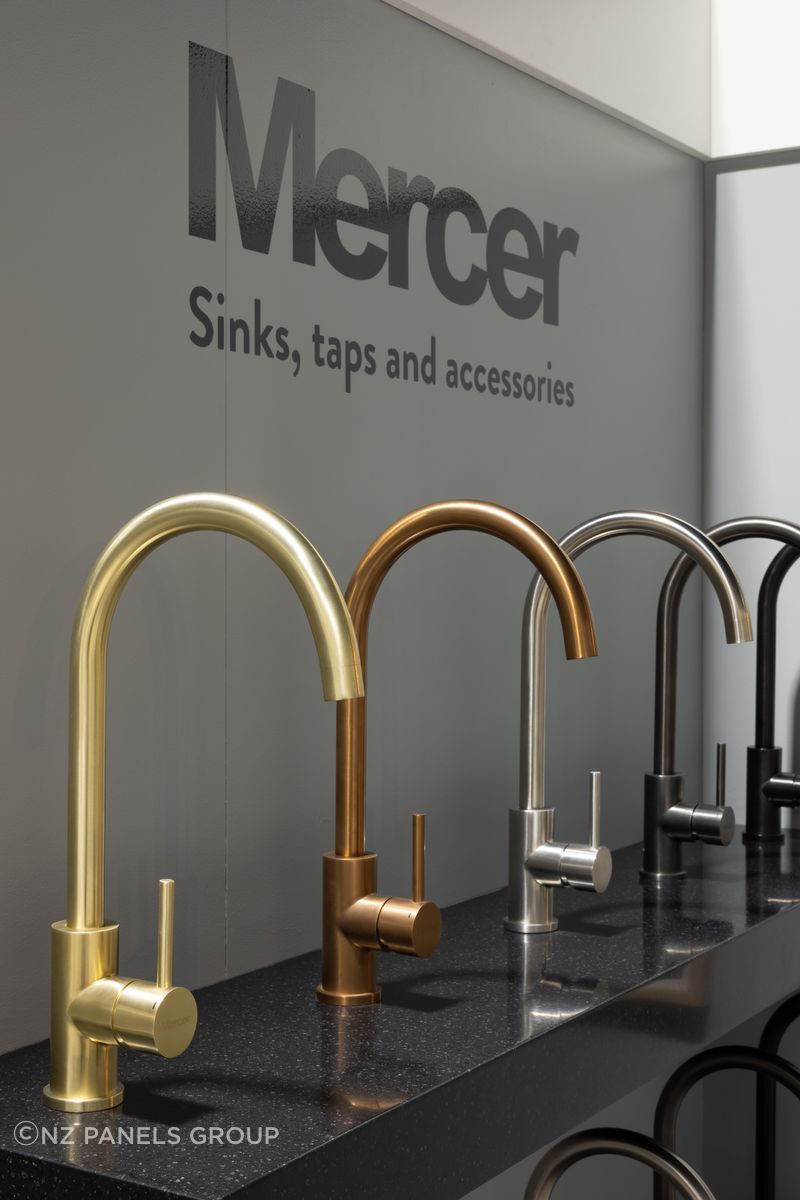 Mercer taps are available in a range of finishes to suit any kitchen.