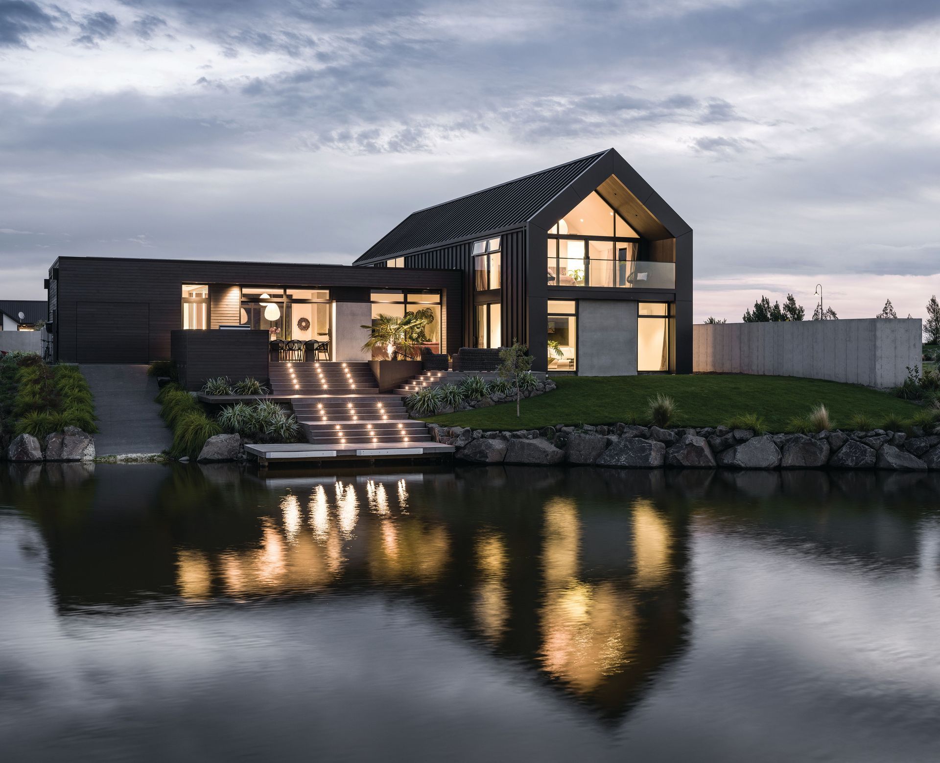 Lakeside modern living deals