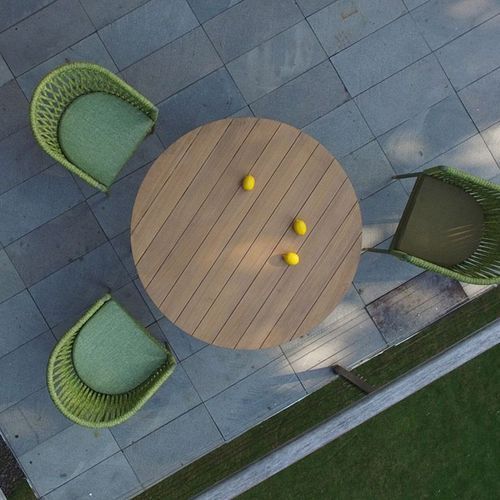 Lebello | Plank Outdoor Table Round