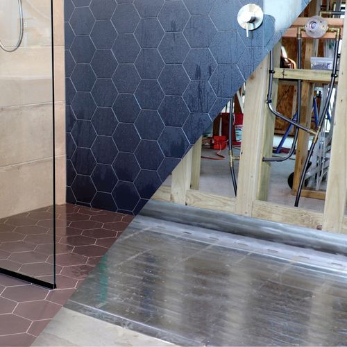 Tile Floor - Tile Over Screed Shower Tray