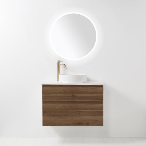 Soft Solid Slim 800 Wall-Hung Vanity 2 Drawers