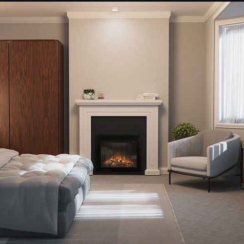 Ambe Square30 Electric Fireplace