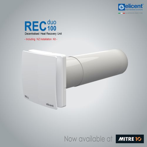 REC-Duo 100 - Decentralized Ventilation System