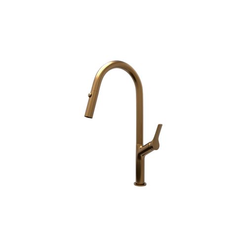 Muse Extractable Kitchen Mixer Brushed Copper