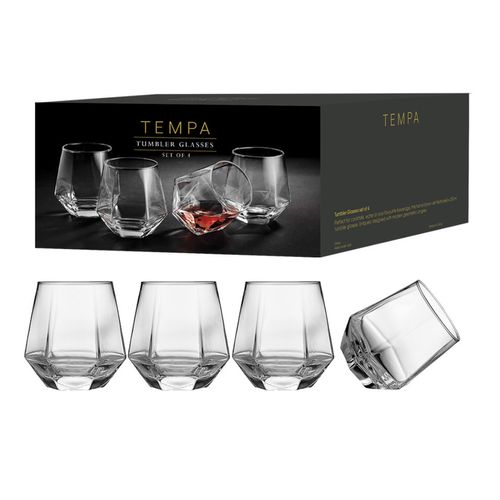 Jaxon Clear 4pk Glass Tumbler