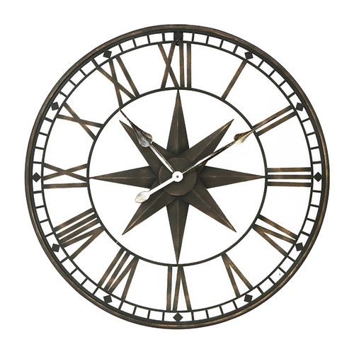 Star Iron Wall Clock