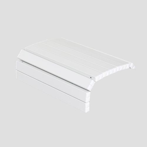 Outdoor Aluminium Slat Tray in White