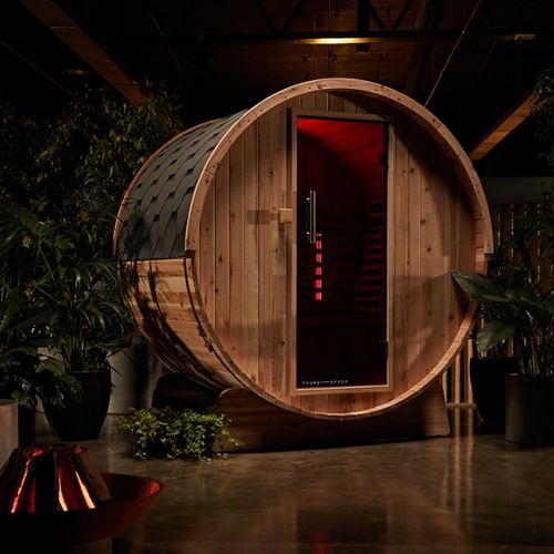 Outdoor Infrared Barrel Sauna