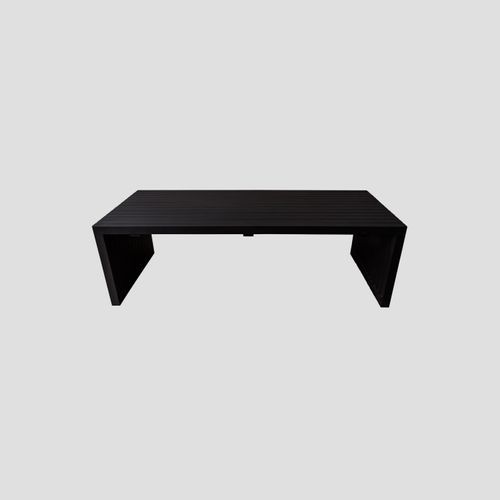 Muriwai Outdoor Dining Table in Matte Black