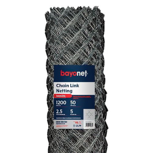 Bayonet Chain Link Netting Zinc / Aluminium