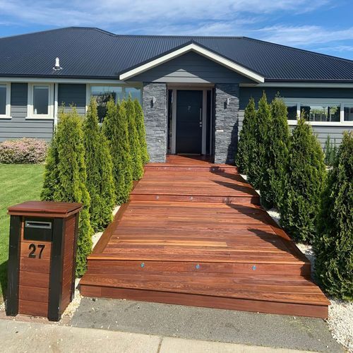 Decking | Grey and red iron bark