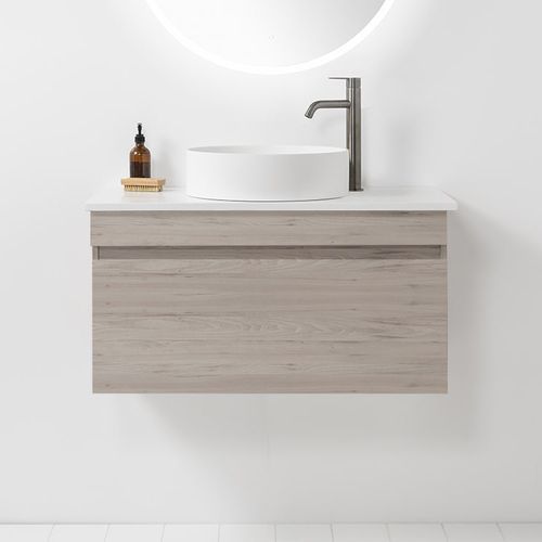 Soft Solid-Surface 800, 1 Drawer Wall-Hung Vanity