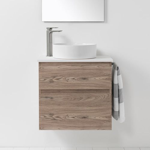Soft Solid-Surface 650, 2 Drawer Wall-Hung Vanity