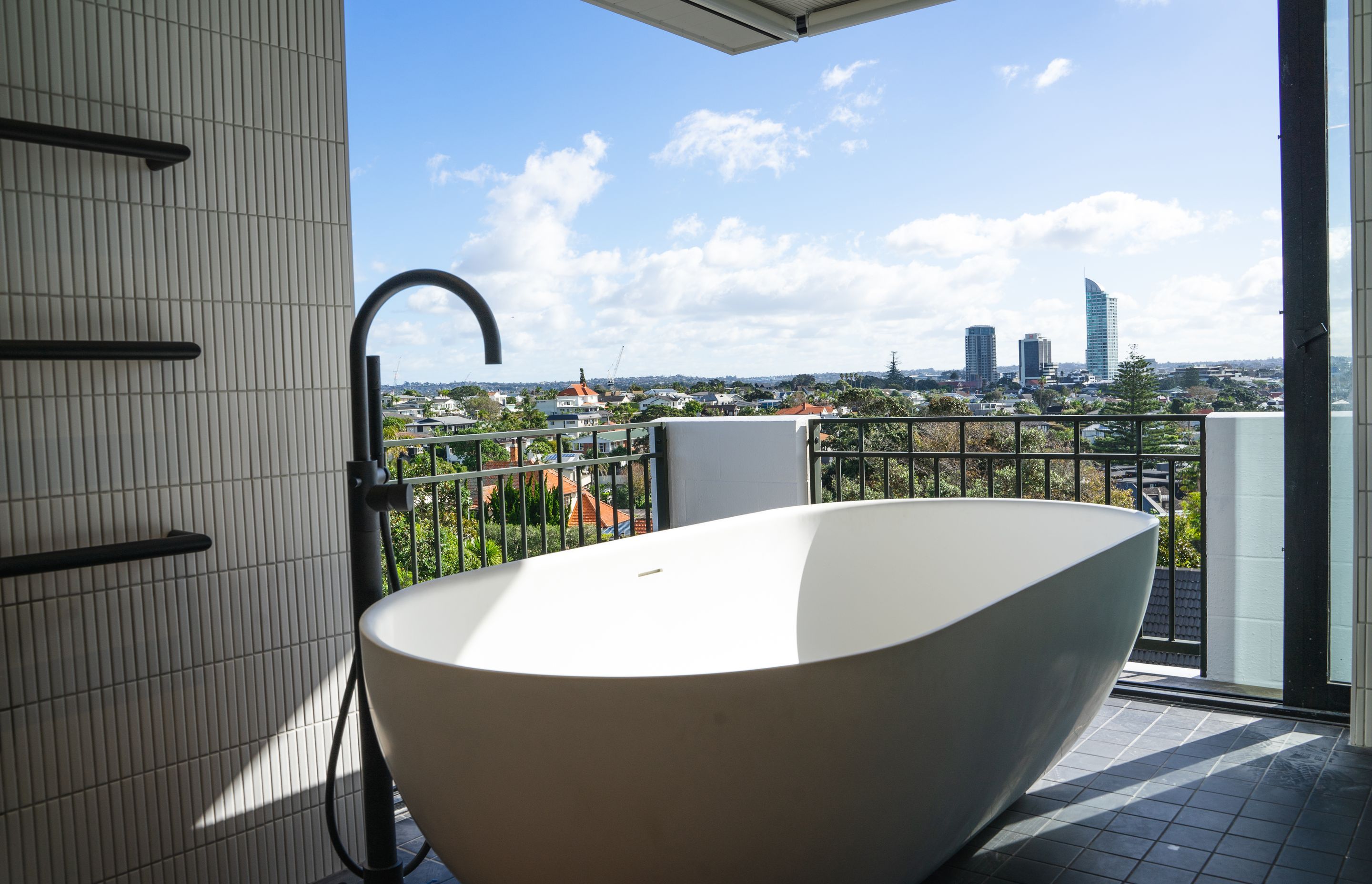 View of Clifton Road penthouse apartment in Takapuna by KPA Plumbing | ArchiPro NZ