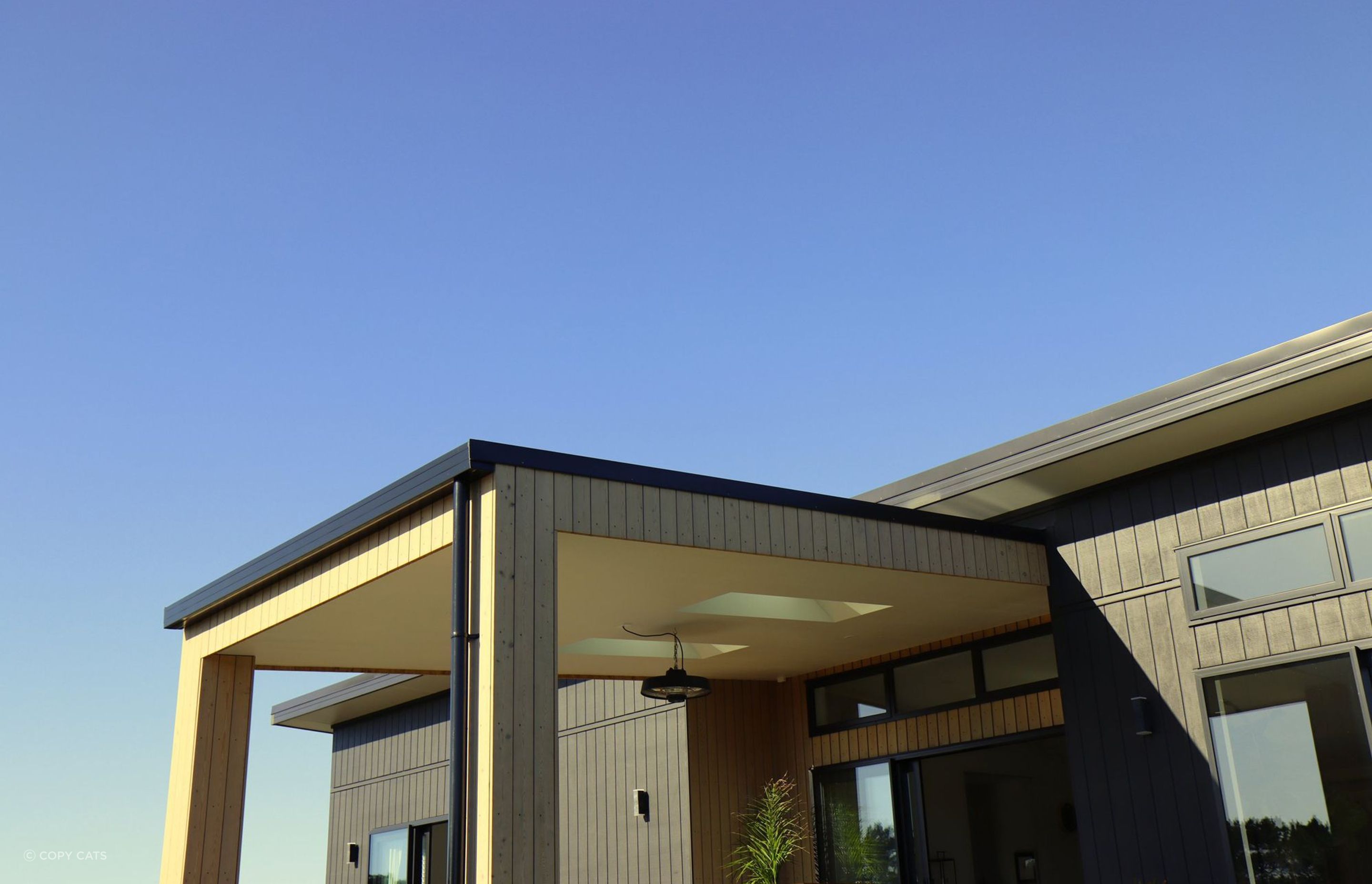 Covered Outdoor Entertainment Area by Ryan Construction ArchiPro NZ