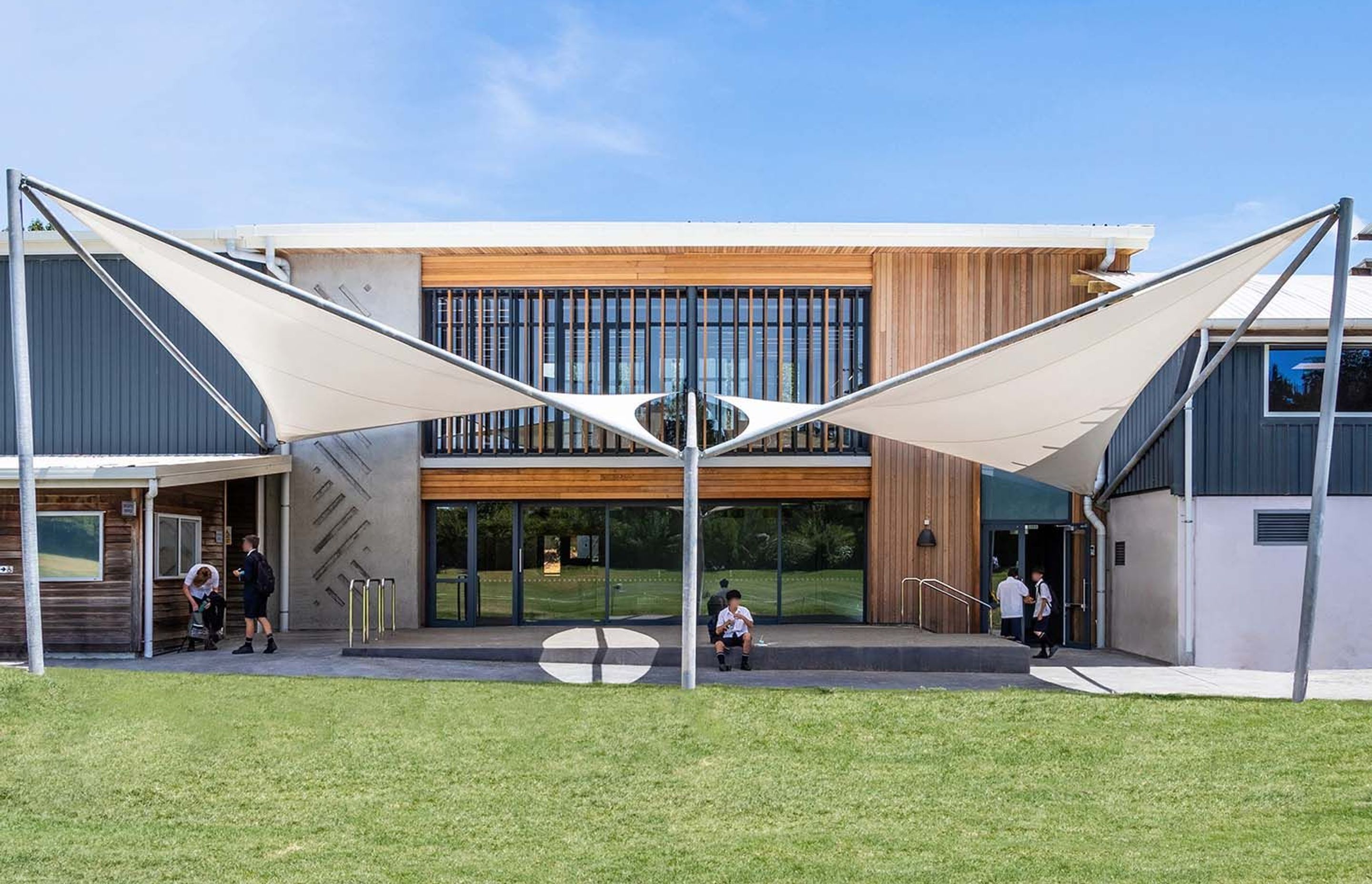 Pinehurst School Library Albany by Fat Parrot Architecture ArchiPro NZ