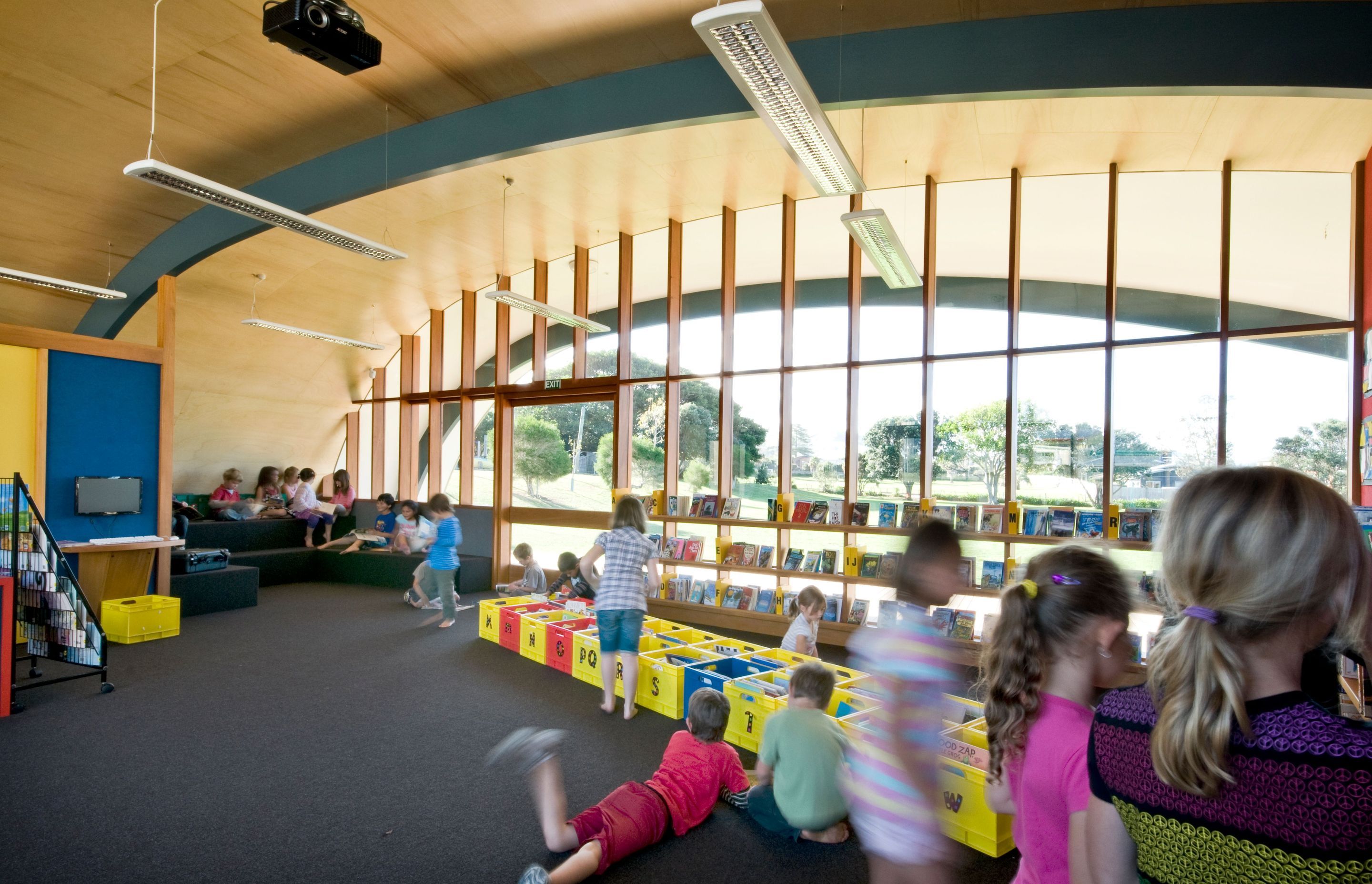 Wainui Beach School Library by DStevens ArchiPro NZ