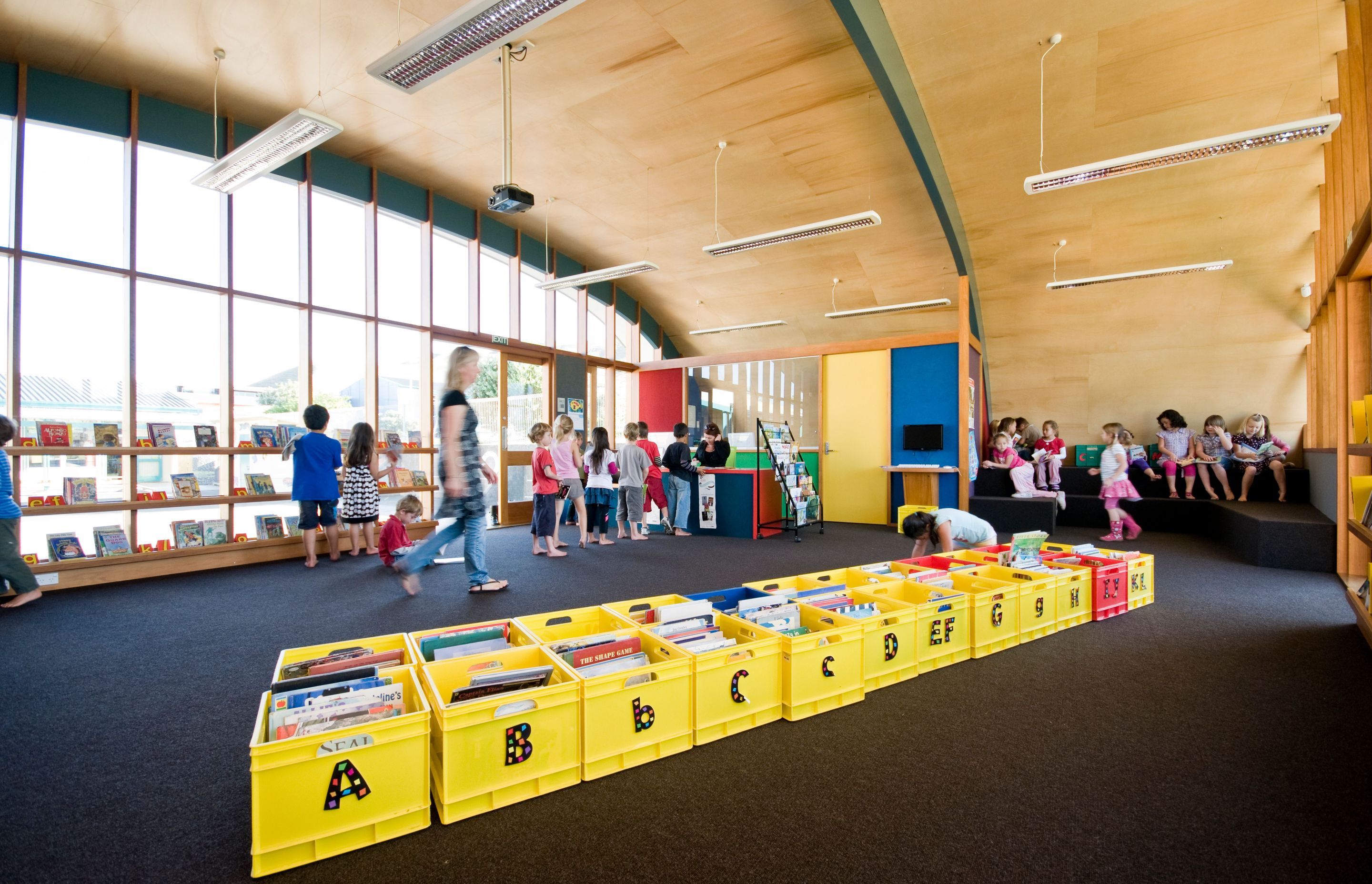 Wainui Beach School Library by DStevens ArchiPro NZ