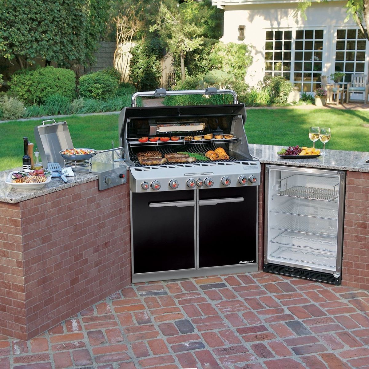 Weber summit built in online