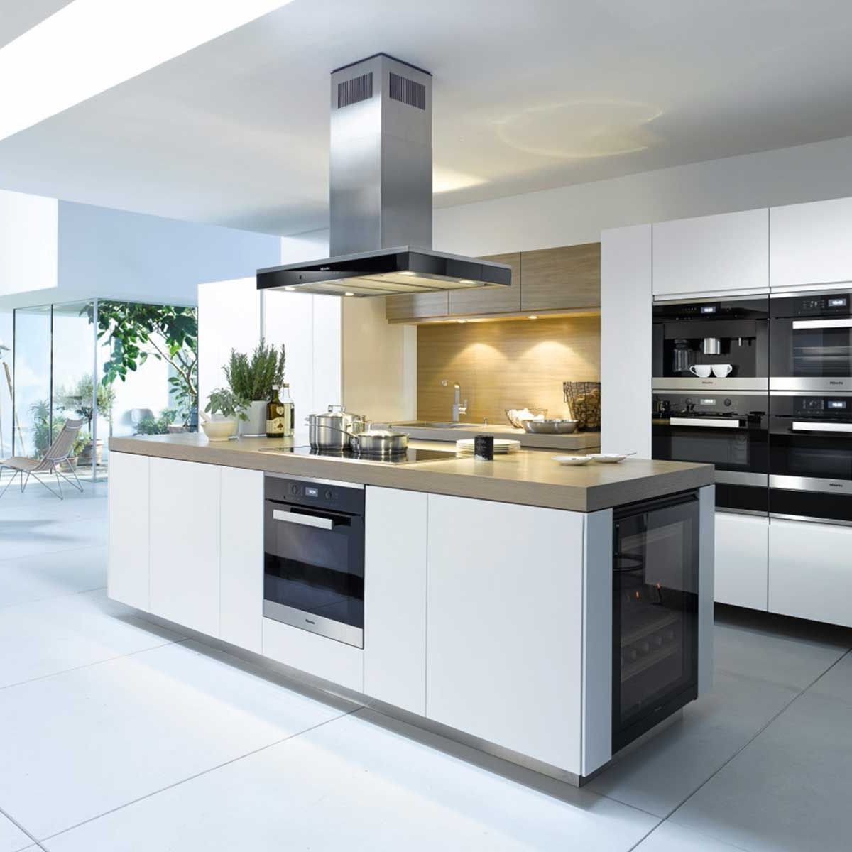 Miele island top range hood
