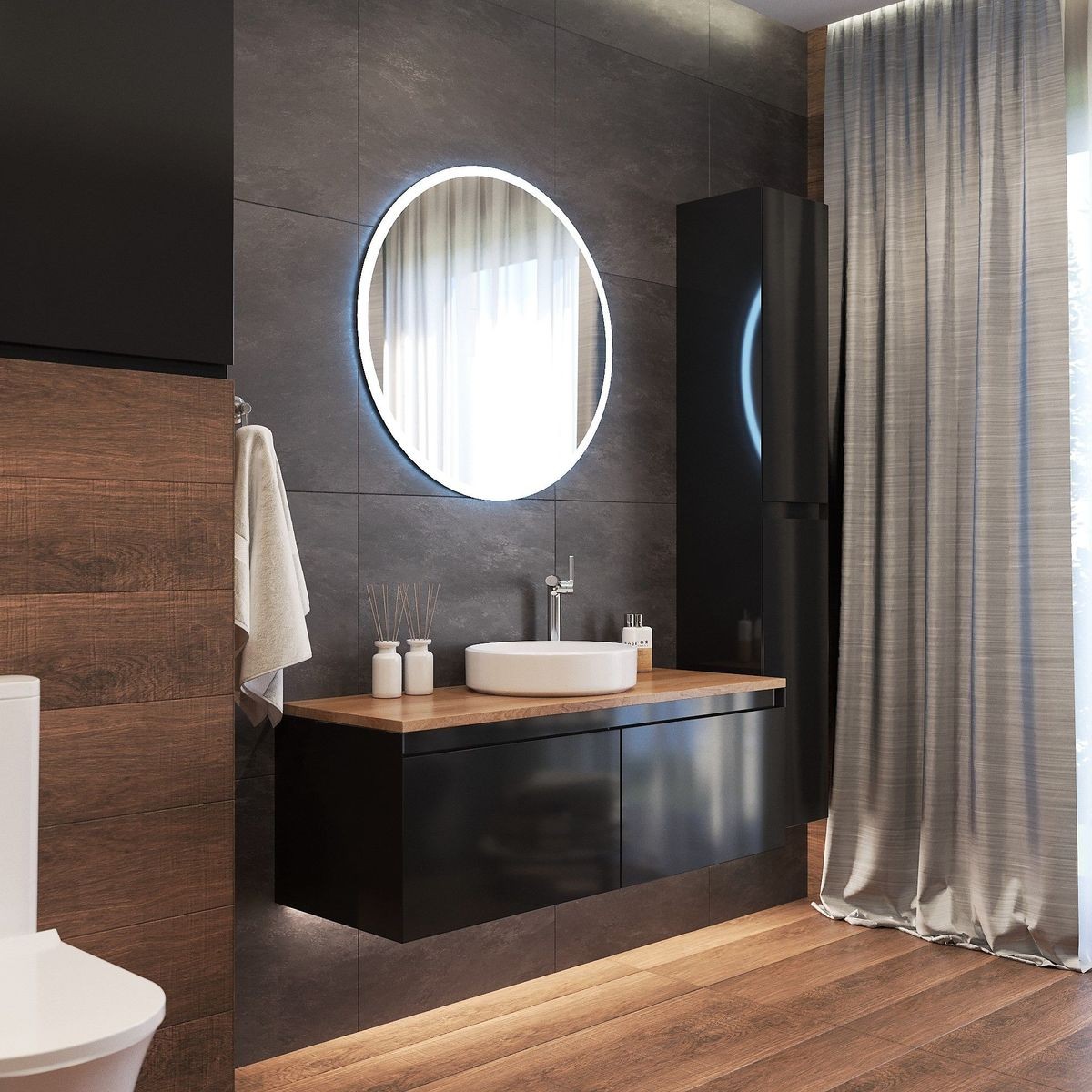 Broadway led mirror top