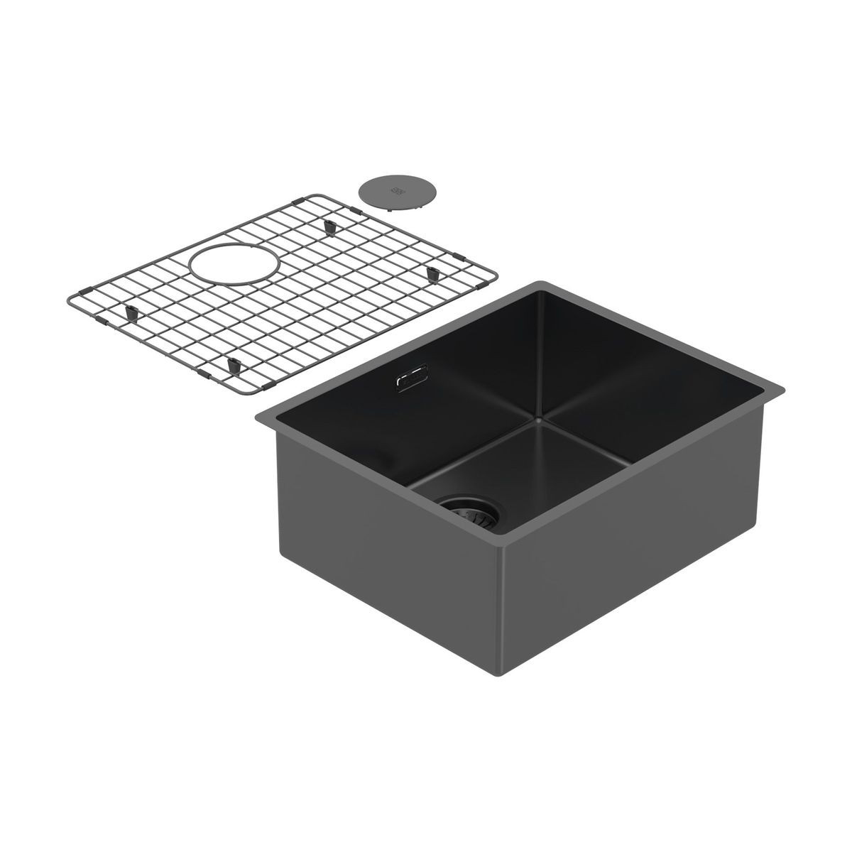 Zomodo Black 500mm Sink - CAN500BP | ArchiPro NZ