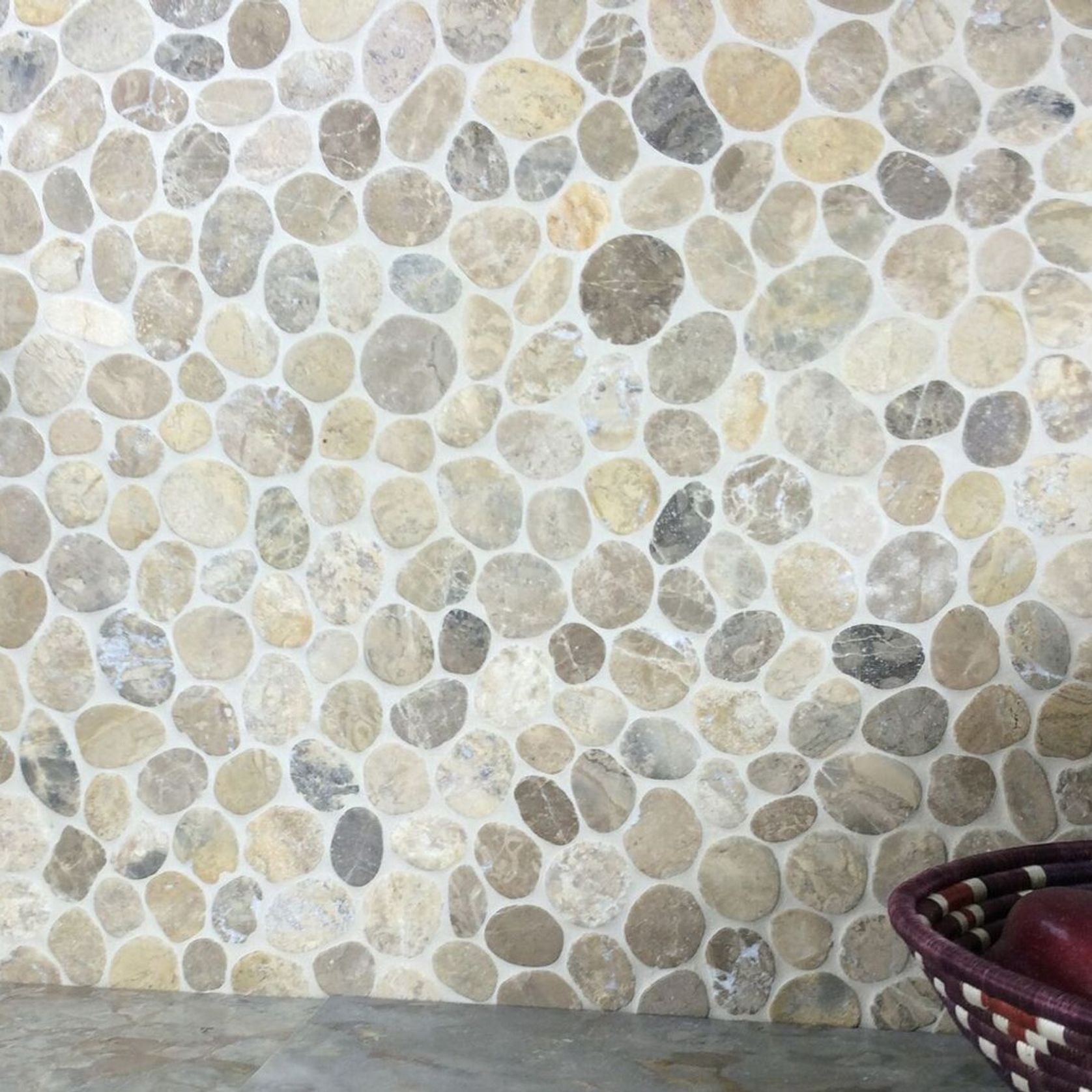 Marble Pebble Interlocking Tile gallery detail image