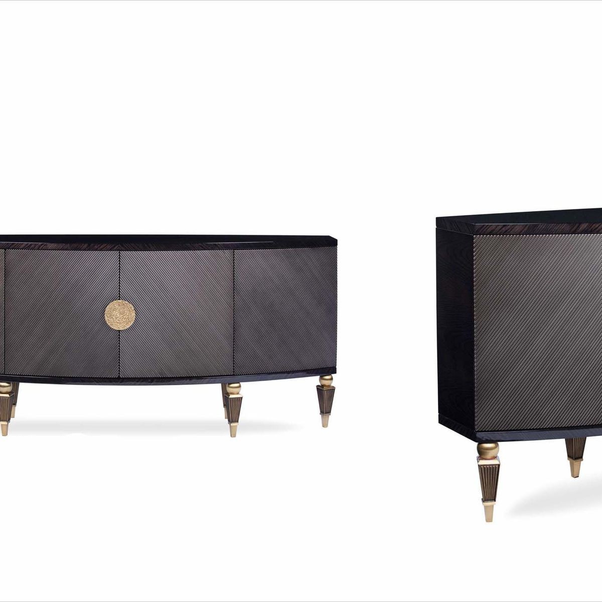 Stone top buffet table