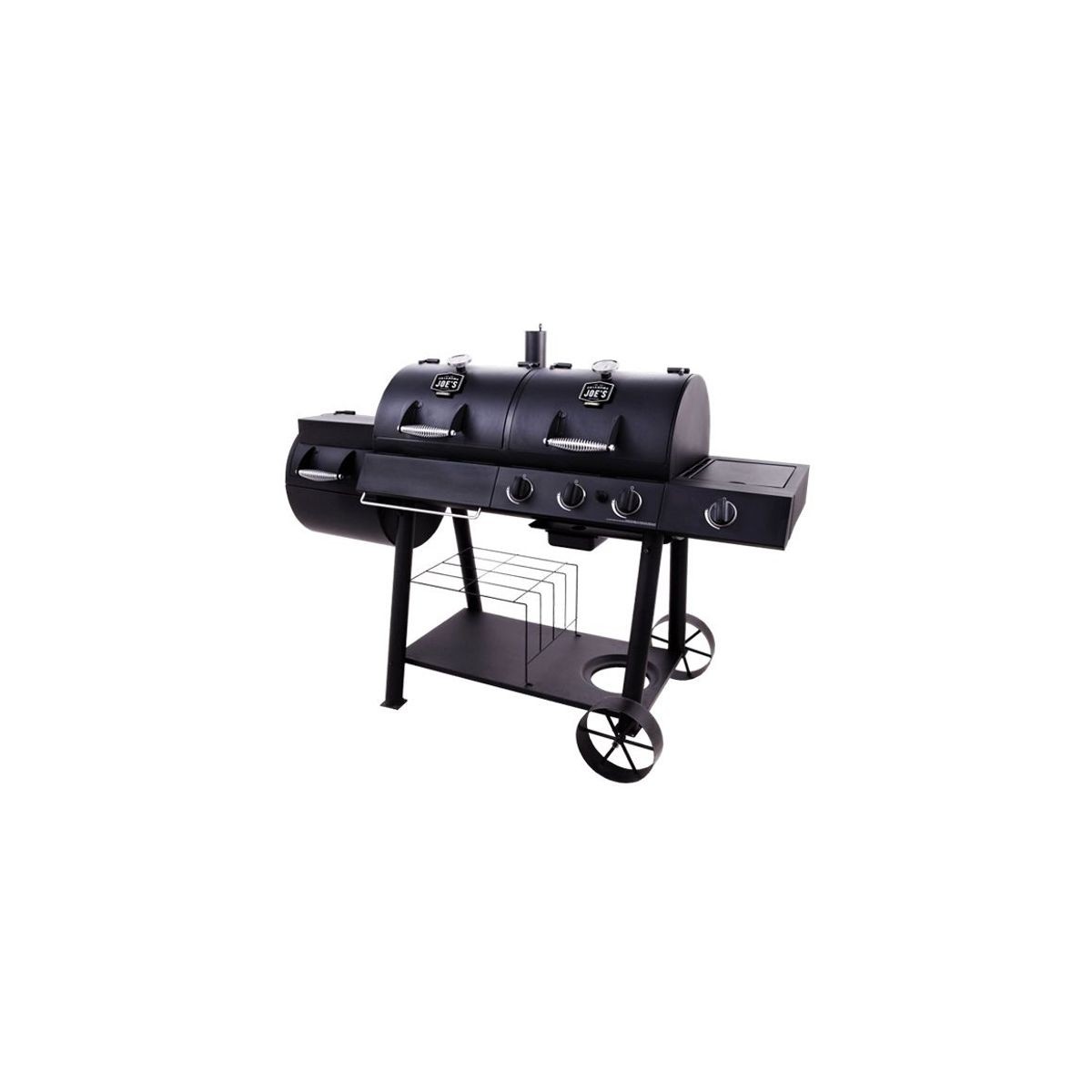 Oklahoma Joe's Longhorn Combo Charcoal/Gas Smoker and Grill with Cover