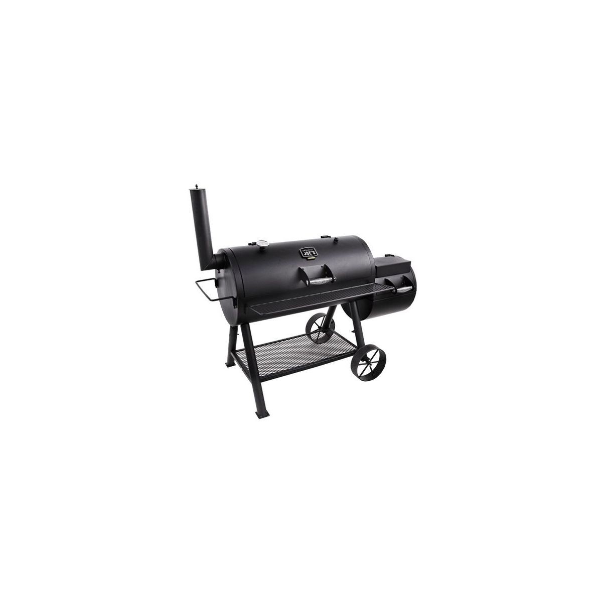 Oklahoma joe's longhorn offset smoker and charcoal grill top